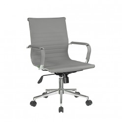 Кресло оператора Riva Chair 6002-2SE экокожа серый