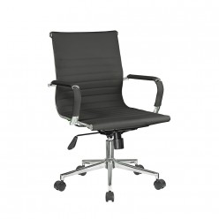 Кресло оператора Riva Chair 6002-2SE экокожа черный