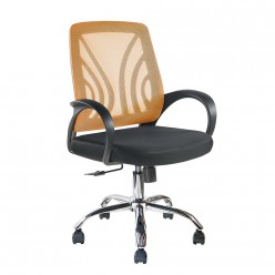 Кресло оператора Riva Chair 8099E ткань/сетка оранжевый