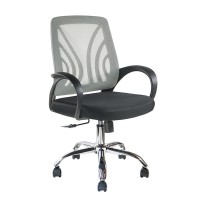 Кресло оператора Riva Chair 8099E ткань/сетка серый