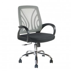 Кресло оператора Riva Chair 8099E ткань/сетка серый