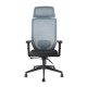 Кресло оператора Riva Chair A755 ткань/сетка серый