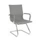 Кресло посетителя Riva Chair 6002-3E экокожа серый