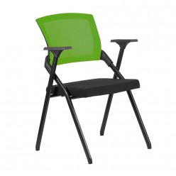 Кресло посетителя Riva Chair M2001 ткань/сетка зеленый