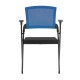 Кресло посетителя Riva Chair M2001 ткань/сетка синий