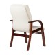 Кресло посетителя Riva Chair М 155 D/B экокожа бежевый