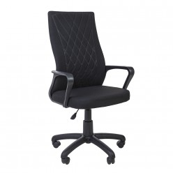 Кресло руководителя Riva Chair 1165-1 S PL ткань S черный