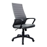 Кресло руководителя Riva Chair 1165-4 PL экокожа серый