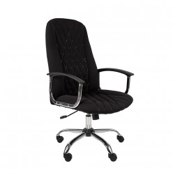 Кресло руководителя Riva Chair 1187-1 S ткань S черный