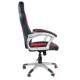Кресло руководителя Riva Chair 9167H экокожа черный/красный