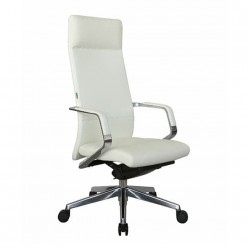 Кресло руководителя Riva Chair А1811 кожа белый