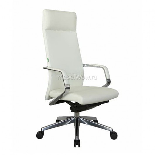 Кресло руководителя Riva Chair А1811 кожа белый
