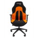 Кресло геймерское Chairman GAME 11 ткань черный/оранжевый
