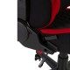 Кресло геймерское Norden Lotus EVO ткань красный/черный