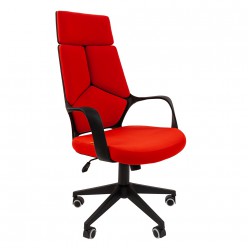 Кресло руководителя Chairman 525 ткань красный