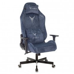 Кресло геймерское Бюрократ Knight N1 Fabric ткань синий