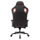 Кресло геймерское Бюрократ Knight Titan экокожа черный/красный
