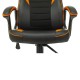 Кресло геймерское Бюрократ Zombie GAME 16 ткань/экокожа черный/оранжевый
