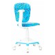 Кресло детское Бюрократ CH-W204/F ткань голубой
