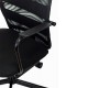Кресло руководителя Бюрократ KB-5M хром сетка/ткань черный