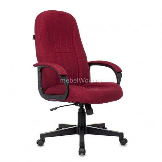 Кресло руководителя Бюрократ T-898AXSN ткань красный