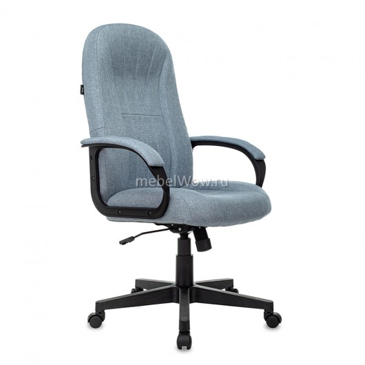 Кресло руководителя Бюрократ T-898AXSN ткань светло-голубой