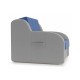 Кресло-кровать Столлайн Ремикс 1 (11) серый/синий