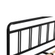 Кровать двуспальная Woodville Рейк 160х200 черный