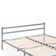 Кровать двуспальная Woodville Фади-01 160х200 серый