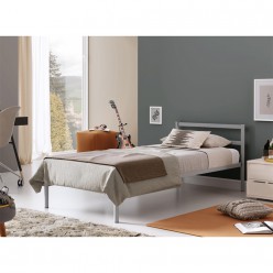 Кровать односпальная Woodville Фади-01 90х200 серый