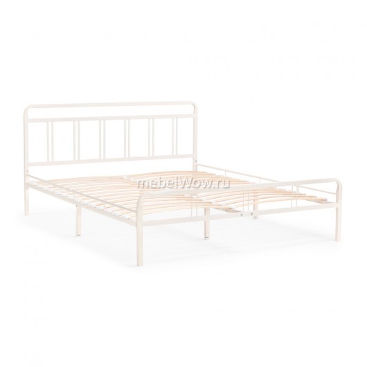 Кровать полутораспальная Woodville Рейк 140х200 белый