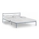 Кровать полутораспальная Woodville Фади-01 140х200 серый