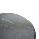 Стол журнальный Woodville Абелия мрамор темно-серый/черный матовый