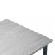 Стол обеденный Woodville Лота Лофт 120 25 мм черный матовый/бетон