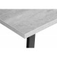 Стол обеденный Woodville Лота Лофт 140 25 мм бетон/черный матовый