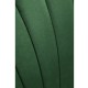 Стул Woodville Инклес велюр темно-зеленый/черный глянец