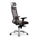 Кресло руководителя Метта Samurai SL-3.05 MPES сетка/экокожа темно-коричневый