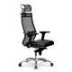 Кресло руководителя Метта Samurai SL-3.05 MPES сетка/экокожа черный