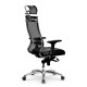 Кресло руководителя Метта Samurai SL-3.05 MPES сетка/экокожа черный