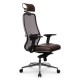 Кресло руководителя Метта Samurai SL-3.041 MPES сетка/экокожа темно-коричневый
