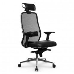 Кресло руководителя Метта Samurai SL-3.041 MPES сетка/экокожа черный