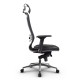 Кресло руководителя Метта Samurai SL-3.041 Черный плюс сетка/кожа черный