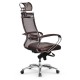 Кресло руководителя Метта Samurai SL-2.05 MPES сетка/экокожа темно-коричневый