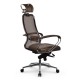 Кресло руководителя Метта Samurai SL-2.041 MPES сетка/экокожа светло-коричневый