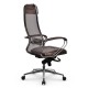 Кресло руководителя Метта Samurai SL-1.041 MPES сетка/экокожа светло-коричневый