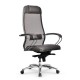 Кресло руководителя Метта Samurai SL-1.04 MPES сетка/экокожа светло-коричневый/серый