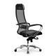 Кресло руководителя Метта Samurai SL-1.04 MPES сетка/экокожа черный
