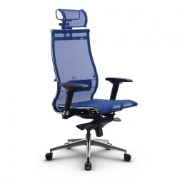 Кресло руководителя Метта Samurai S-3.051 сетка синий