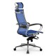 Кресло руководителя Метта Samurai S-2.051 MPES сетка/экокожа синий/черный
