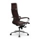 Кресло руководителя Метта Samurai Lux-21 MPES экокожа темно-коричневый
